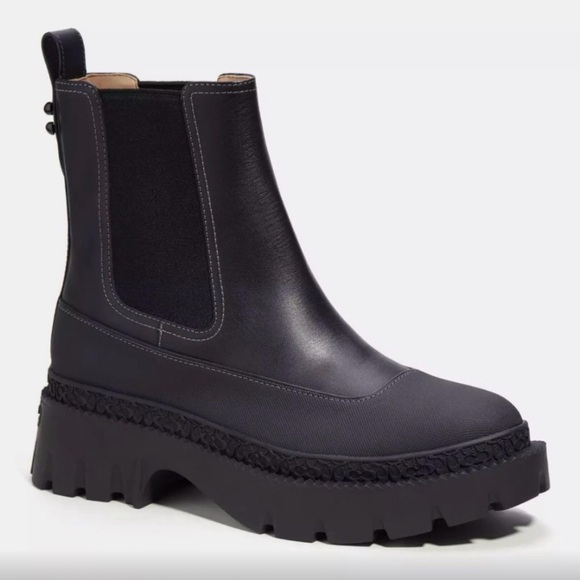 Coach Black Ankle Boots - Picture 3 of 7